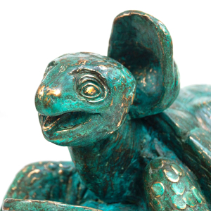 Скульптура из бронзы "Черепахин"